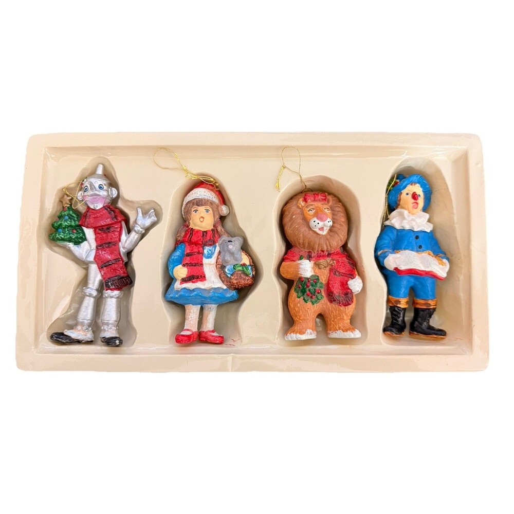 VTG Christmas Ornaments Wizard Of Oz Kurt Adler Santa’s World Original Box